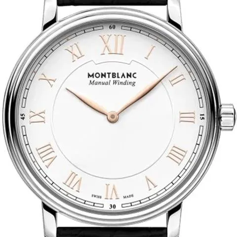 Montblanc Tradition 119962 40mm Stainless steel White