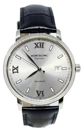 Montblanc Tradition 127770 40mm Stainless steel Silver