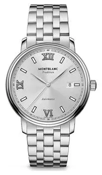 Montblanc Tradition 127770 40mm Stainless steel Silver