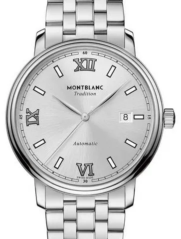 Montblanc Tradition 127770 40mm Stainless steel Silver