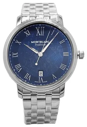 Montblanc Tradition 131275 40mm Stainless steel Blue