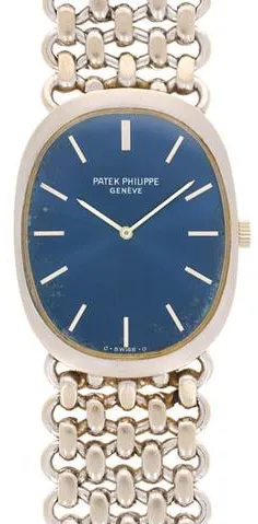 Patek Philippe Golden Ellipse 3577/1 27mm White gold Blue