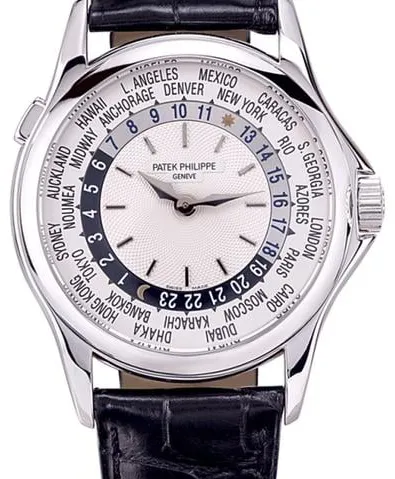 Patek Philippe World Time 5110G-001 37mm Silver