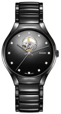 Rado True R27107732 40mm Black ceramic Black