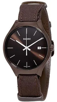 Rado True R27234306 40mm Ceramic Brown