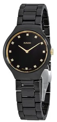 Rado True Thinline R27742722 30mm Ceramic Black