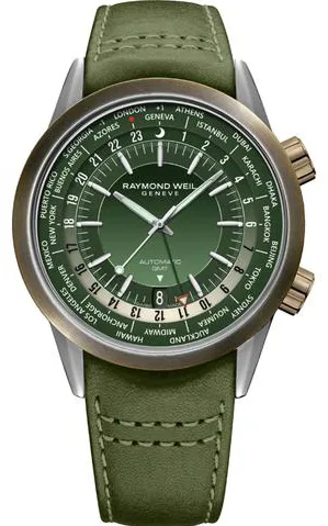 Raymond Weil Freelancer 2765-SBC-52001 42mm Stainless steel Green