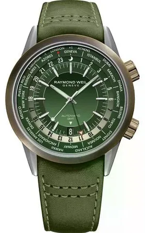 Raymond Weil Freelancer 2765-SBC-52001 40.5mm Stainless steel Green