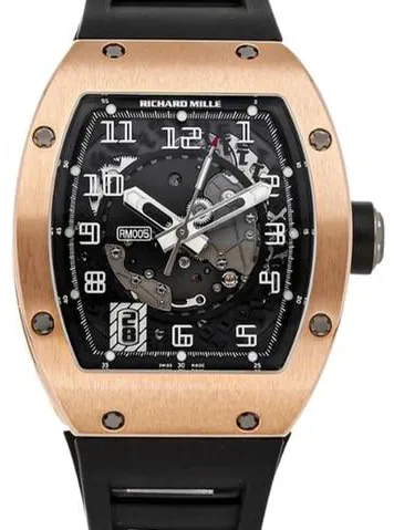 Richard Mille RM 010 RM 010 38mm Rose gold Skeletonized