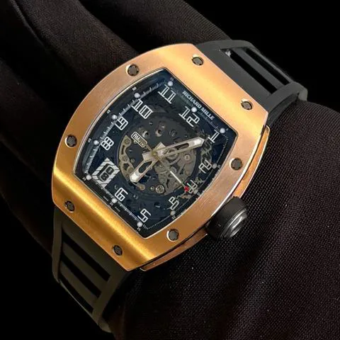 Richard Mille RM 010 RM 010 48mm Rose gold Transparent