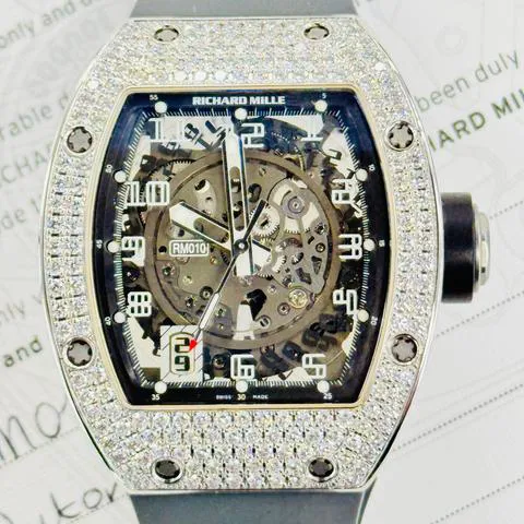 Richard Mille RM 010 RM 010 40mm White gold Skeletonized