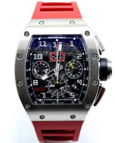 Richard Mille RM 011 RM-011-FM 50mm White gold Skeletonized