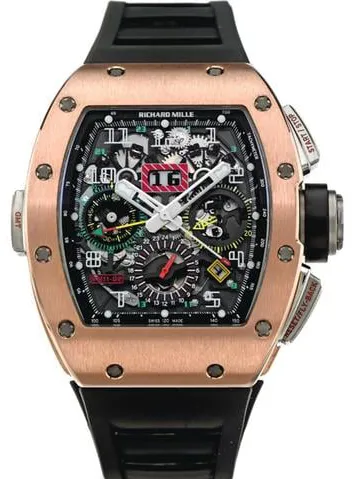 Richard Mille RM 011 RM 11-02 Rose gold Skeletonized