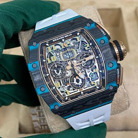 Richard Mille RM 011 RM 11-03 50mm Carbon fiber Skeletonized