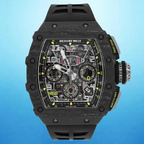 Richard Mille RM 011 RM 11-03 50mm Carbon fiber Skeletonized