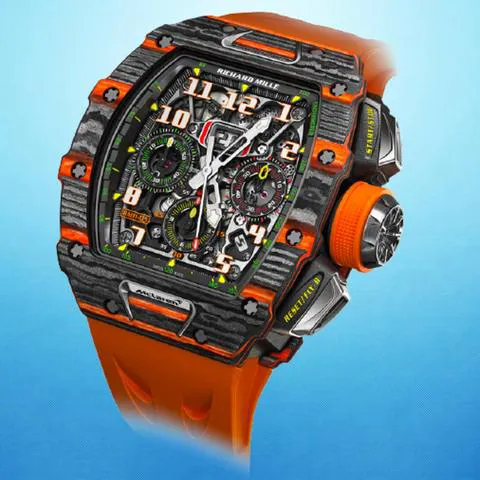 Richard Mille RM 011 RM 11-03 44.5mm Carbon fiber Skeletonized