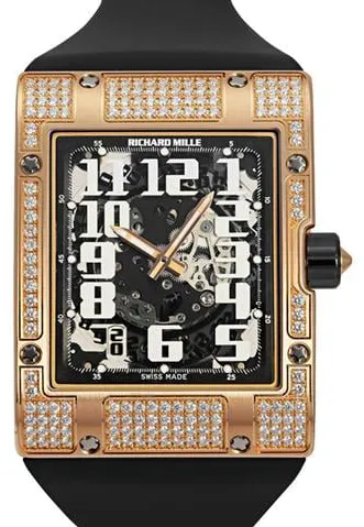 Richard Mille RM 016 RM 016 50mm Rose gold Skeletonized