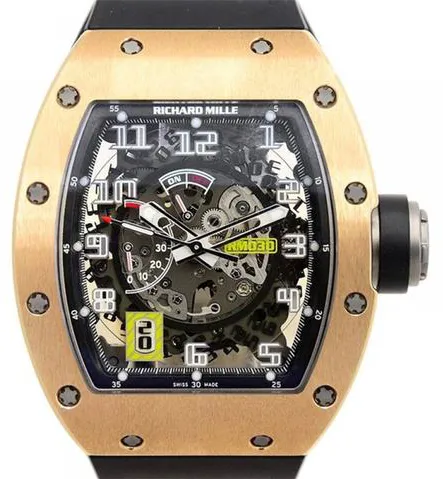 Richard Mille RM 030 RM 030 42.5mm Rose gold Skeletonized