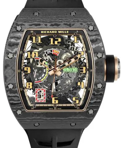 Richard Mille RM 030 RM 030 50mm Carbon fiber Black 8