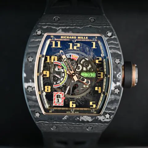 Richard Mille RM 030 RM 030 50mm Carbon fiber Black