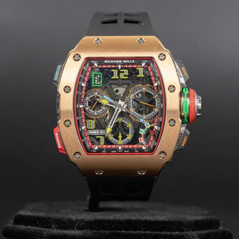 Richard Mille RM65-01 44.5mm Rose gold Transparent