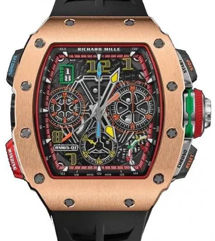 Richard Mille RM65-01 Rose gold Skeletonized