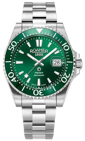 Roamer 986983-41-75-20 42mm Stainless steel Green