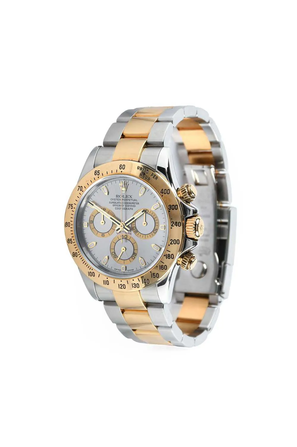 Rolex Daytona 116523 40mm Yellow gold and stainless steel Gray 2