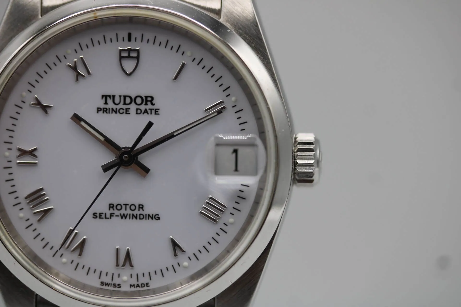 Tudor Prince Date 72000 38mm Stainless steel White 4