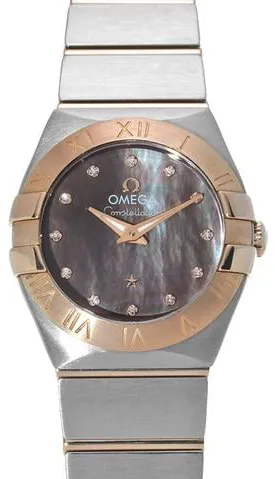 Omega Constellation Quartz 123.20.24.60.57.005 24mm Stainless steel Mother-of-pearl