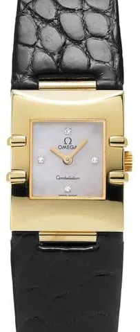 Omega Constellation Quartz 19mm Yellow gold Mother-of-pearl