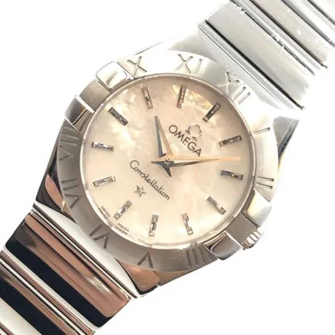 Omega Constellation Quartz 123.10.24.60.05.002 24mm Stainless steel White