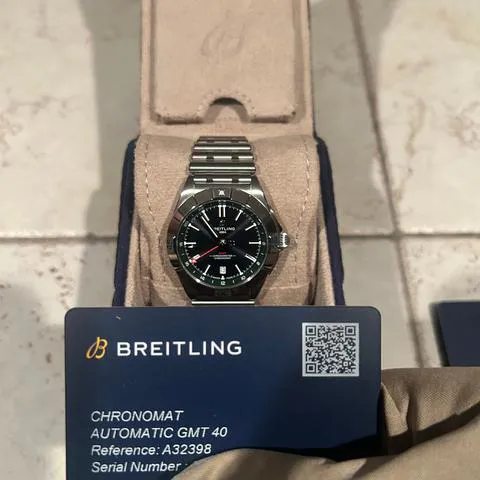 Breitling Chronomat A32398101L1A1 40mm Stainless steel Green 8