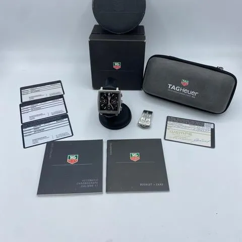 TAG Heuer Monaco CW2111.FC6177 38mm Stainless steel Black