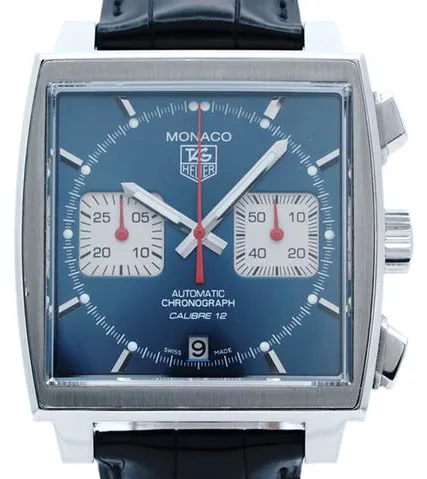 TAG Heuer Monaco Calibre 12 CAW2111.FC6183 39mm Stainless steel Blue