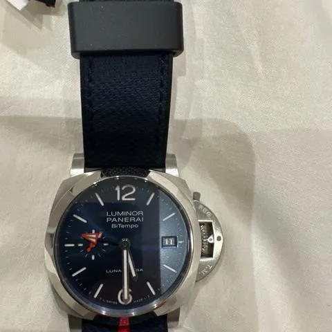 Panerai Luminor PAM01404 Stainless steel Blue 4