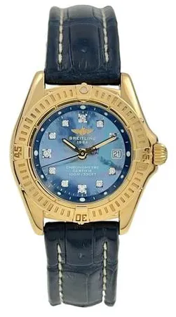 Breitling Windrider K72345 29mm Yellow gold Mother-of-pearl