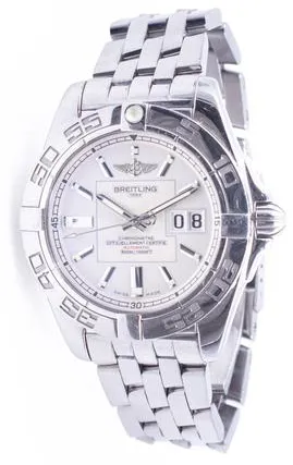 Breitling Galactic A49350 41mm Stainless steel Plateada, 1