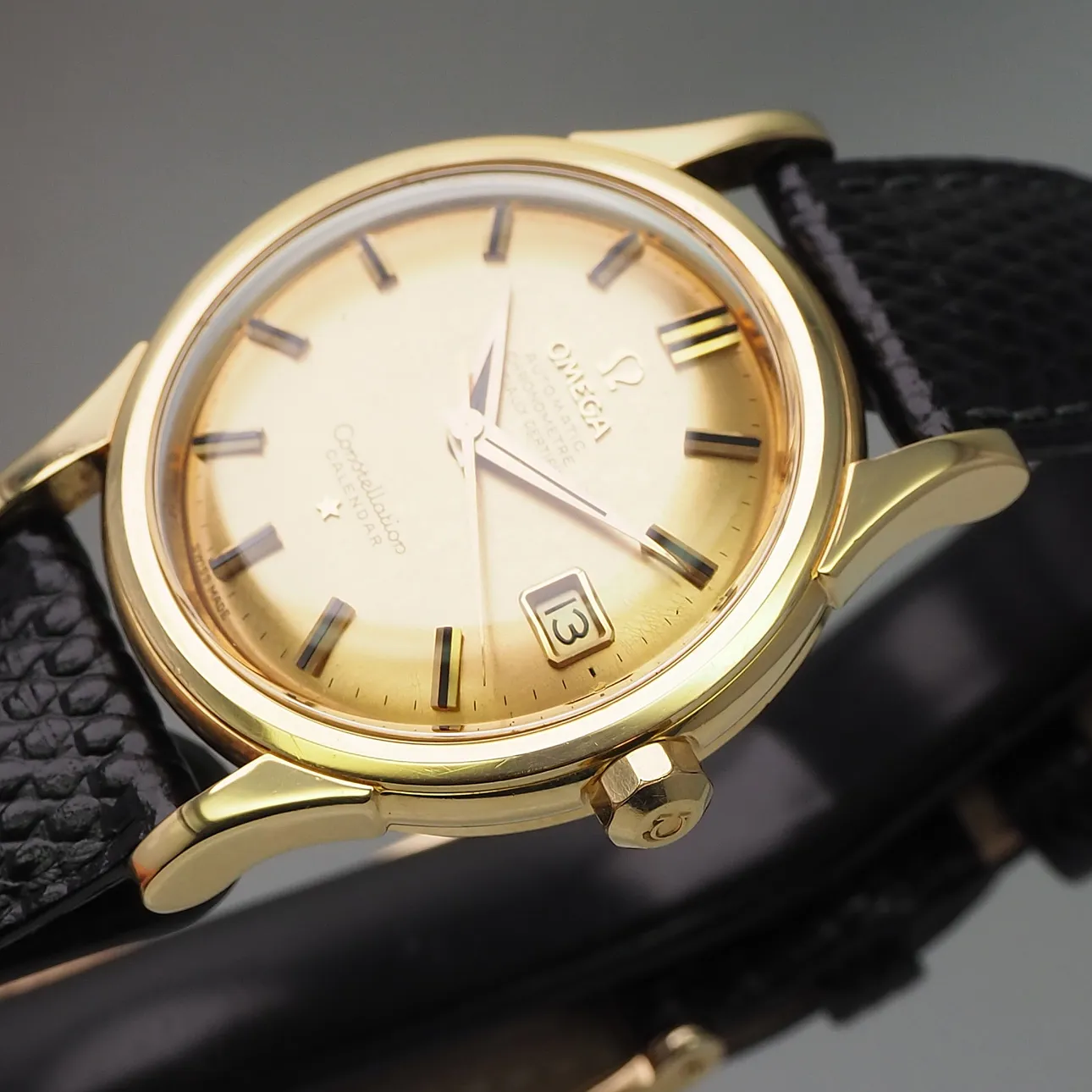 Omega Constellation Calendar 2954 35mm Yellow gold 5