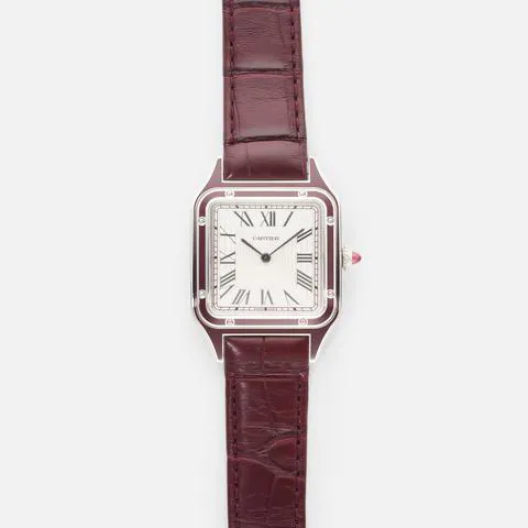 Cartier Santos Dumont WGSA0053 31mm Platinum Silver 2