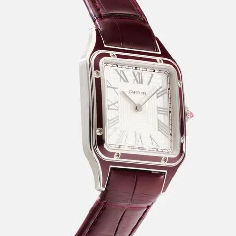 Cartier Santos Dumont WGSA0053 31mm Platinum Silver 4