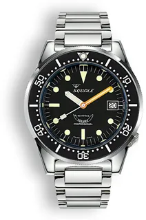 Squale 1521 1521CL.SQ20L Edelstahl Schwarz