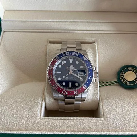 Rolex GMT-Master II 116719BLRO 40mm White gold Blue 6