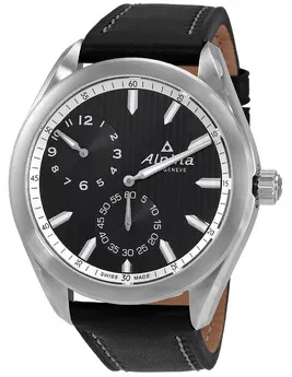 Alpina Alpiner AL-650BBS5E6 45mm Stainless steel Black