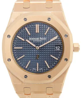 Audemars Piguet Extra-thin 15202OR.OO.1240OR.01 Rose gold Blue