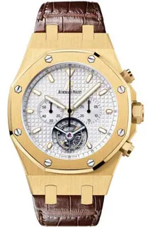 Audemars Piguet Royal Oak Tourbillon 25977BA.OO.D088CR.01 Yellow gold Silver