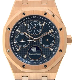 Audemars Piguet Royal Oak Perpetual Calendar 26574OR.OO.1220OR.02 Rose gold Blue