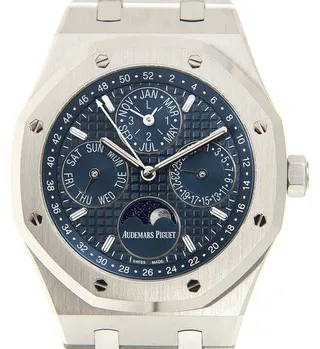 Audemars Piguet Royal Oak Perpetual Calendar 26574ST.OO.1220ST.02 41mm Stainless steel Blue