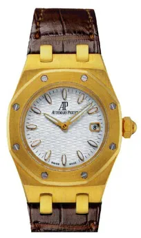 Audemars Piguet Royal Oak 67600BA.OO.D090CR.01 33mm Yellow gold Silver