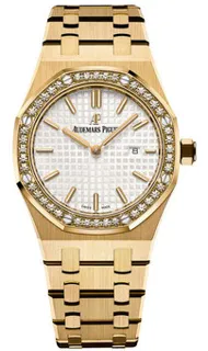 Audemars Piguet Royal Oak 67651BA.ZZ.1261BA.01 Yellow gold Silver